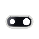 Back Camera Lens With Bracket Compatible for iPhone 8 Plus - Silver
