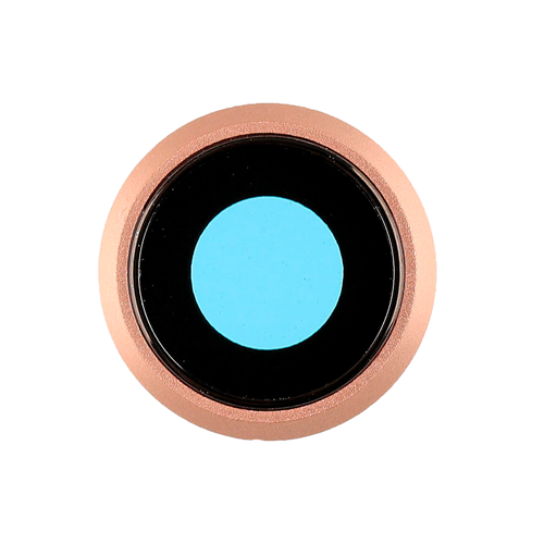 Back Camera Lens With Bracket Compatible for iPhone 8 - Rose Golden