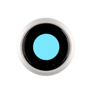 Back Camera Lens With Bracket Compatible for iPhone 8 - Silver