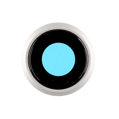 Back Camera Lens With Bracket Compatible for iPhone 8 - Silver