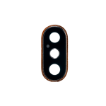 Back Camera Lens With Bracket Compatible for iPhone XS / XS Max - Rose Golden
