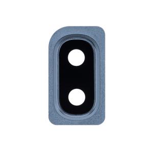Back Camera Lens With Cover Bezel Ring Compatible for Samsung Galaxy A10 - Black