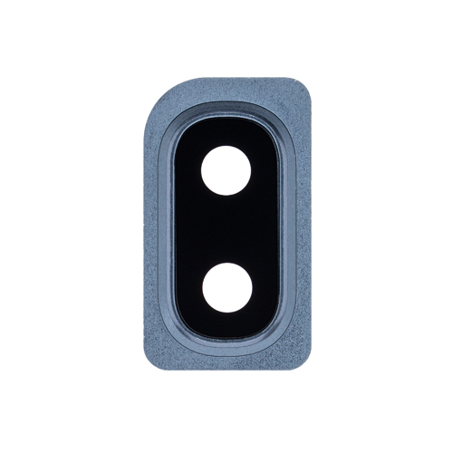 Back Camera Lens With Cover Bezel Ring Compatible for Samsung Galaxy A10 - Black
