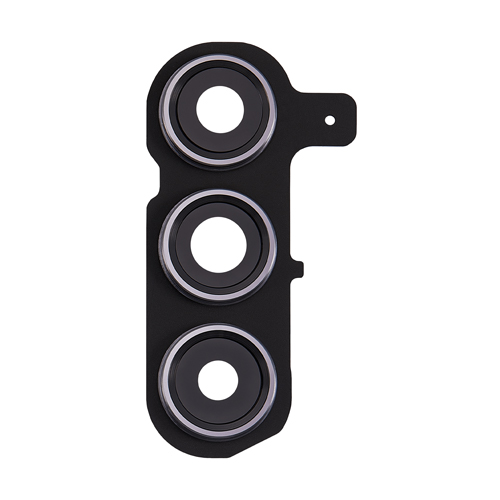 Back Camera Lens with Bezel Ring Compatible for Samsung Galaxy S24 Plus 5G - Black