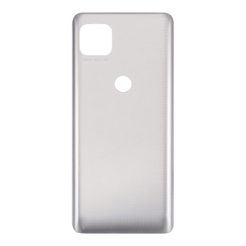 Back Cover Compatible for Moto One 5G Ace (XT2113-1/2 / 2021) - Frosted Silver