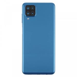 Back Cover With Camera Lens Compatible for Samsung Galaxy A12 (A125 / 2020) - Blue