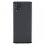 Back Cover With Camera Lens Compatible for Samsung Galaxy A12 (A125 / 2020) - Black