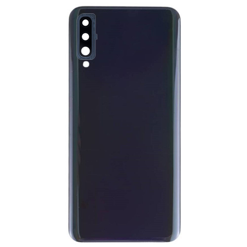 Back Cover With Camera Lens Compatible for Samsung Galaxy A50 (A505 / 2019) - Black