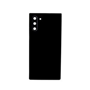 Back Cover With Camera Lens Compatible for Samsung Galaxy Note 10 - Black