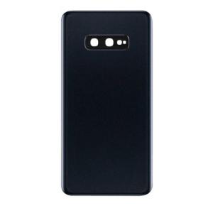 Back Cover With Camera Lens Compatible for Samsung Galaxy S10E - Black