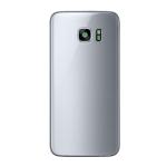 Back Cover With Camera Lens Compatible for Samsung Galaxy S7 - Silver