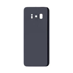Back Cover With Camera Lens Compatible for Samsung Galaxy S8 - Black