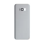 Back Cover With Camera Lens Compatible for Samsung Galaxy S8 Plus - Silver