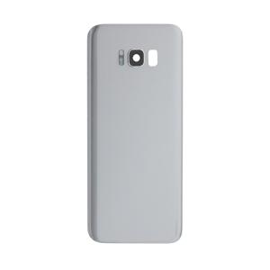 Back Cover With Camera Lens Compatible for Samsung Galaxy S8 Plus - Silver