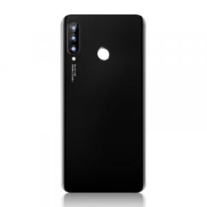 Back Cover With Camera Lens Compatible for Huawei P30 Lite - Black