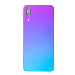 Back Cover With Camera Lens Compatible for Huawei P20 - Aurora Blue