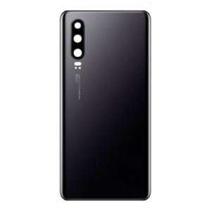 Back Cover With Camera Lens Compatible for Huawei P30 - Black