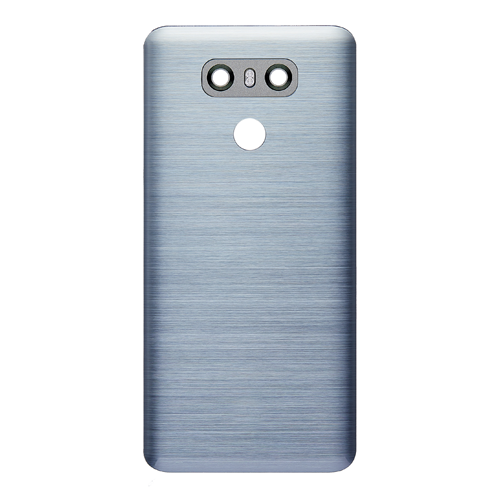 Back Cover With Camera Lens Compatible for LG G6 - Silver