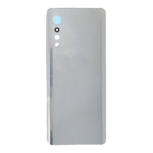Back Cover With Camera Lens Compatible for LG Velvet 5G - Silver