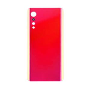Back Cover With Camera Lens Compatible for LG Velvet 5G - Red