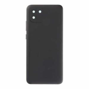 Back Cover With Camera Lens Compatible for Samsung Galaxy A03 (A035 / 2022) - Black