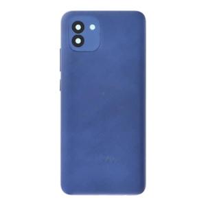 Back Cover With Camera Lens Compatible for Samsung Galaxy A03 (A035 / 2022) - Blue