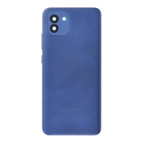 Back Cover With Camera Lens Compatible for Samsung Galaxy A03 (A035 / 2022) - Blue