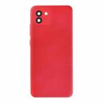 Back Cover With Camera Lens Compatible for Samsung Galaxy A03 (A035 / 2022) - Red