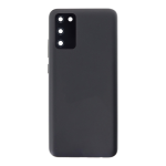 Back Cover With Camera Lens Compatible for Samsung Galaxy A03S (A037M / 2021) (Single Sim - Type-C Version) - Black