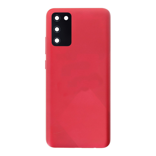 Back Cover With Camera Lens Compatible for Samsung Galaxy A03S (A037 / 2021) (International Version) - Red
