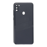 Back Cover With Camera Lens Compatible for Samsung Galaxy A11 (A115 / 2020) (INT Version) - Black