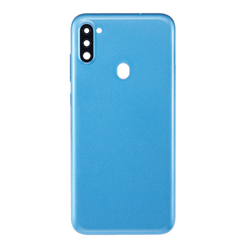 Back Cover With Camera Lens Compatible for Samsung Galaxy A11 (A115 / 2020) (INT Version) - Blue