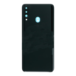 Back Cover With Camera Lens Compatible for Samsung Galaxy A20S (A207 / 2019) - Black