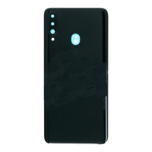 Back Cover With Camera Lens Compatible for Samsung Galaxy A20S (A207 / 2019) - Black