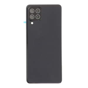 Back Cover With Camera Lens Compatible for Samsung Galaxy A22 5G (A226 / 2021) - Black