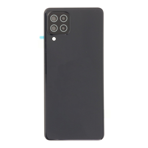 Back Cover With Camera Lens Compatible for Samsung Galaxy A22 5G (A226 / 2021) - Black
