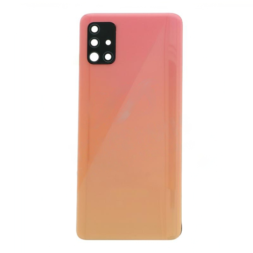 Back Cover With Camera Lens Compatible for Samsung Galaxy A51 4G (A515 / 2019) - Prism Crush Pink