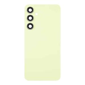 Back Cover With Camera Lens Compatible for Samsung Galaxy A55 5G (A556 / 2024) - Lemon