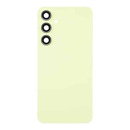 Back Cover With Camera Lens Compatible for Samsung Galaxy A55 5G (A556 / 2024) - Lemon