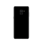 Back Cover With Camera Lens Compatible for Samsung Galaxy A8 (A530 / 2018) - Black