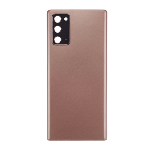 Back Cover With Camera Lens Compatible for Samsung Galaxy Note 20 5G - Mystic Bronze
