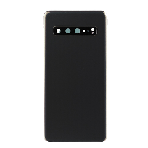 Back Cover With Camera Lens Compatible for Samsung Galaxy S10 5G - Black