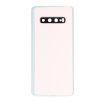 Back Cover With Camera Lens Compatible for Samsung Galaxy S10 Plus - Prism White