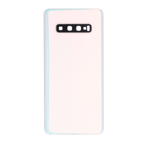 Back Cover With Camera Lens Compatible for Samsung Galaxy S10 Plus - Prism White