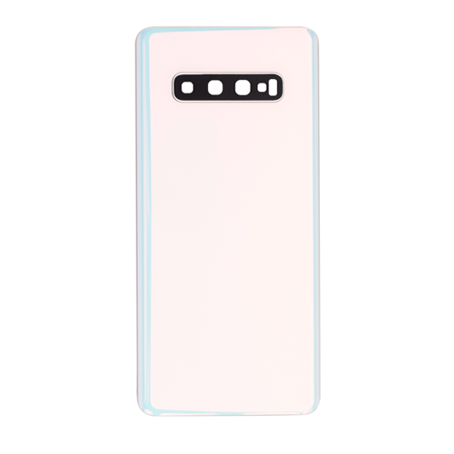 Back Cover With Camera Lens Compatible for Samsung Galaxy S10 Plus - Prism White