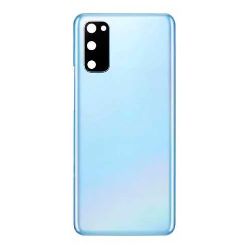 Back Cover With Camera Lens Compatible for Samsung Galaxy S20 - Cloud Blue