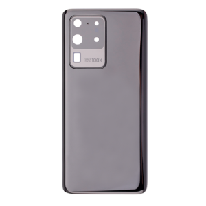 Back Cover With Camera Lens Compatible for Samsung Galaxy S20 Ultra - Cosmic Black