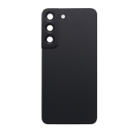 Back Cover With Camera Lens Compatible for Samsung Galaxy S22 5G - Phantom Black