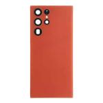 Back Cover With Camera Lens Compatible for Samsung Galaxy S22 Ultra 5G - Red