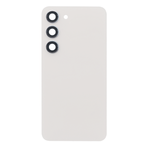 Back Cover With Camera Lens Compatible for Samsung Galaxy S23 Plus 5G - Cream